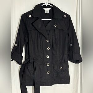 George Black Stylish Linen Women's Belted Jacket 8